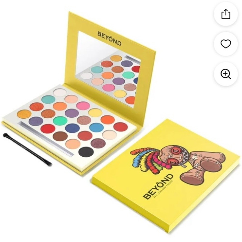 BEYOND Eyeshadow Palette 24 Colors Shimmer Matte Multicolor Brights Palette